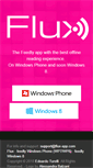 Mobile Screenshot of flux-app.com